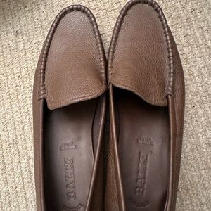 Bally loafers chocolate brown- brand new